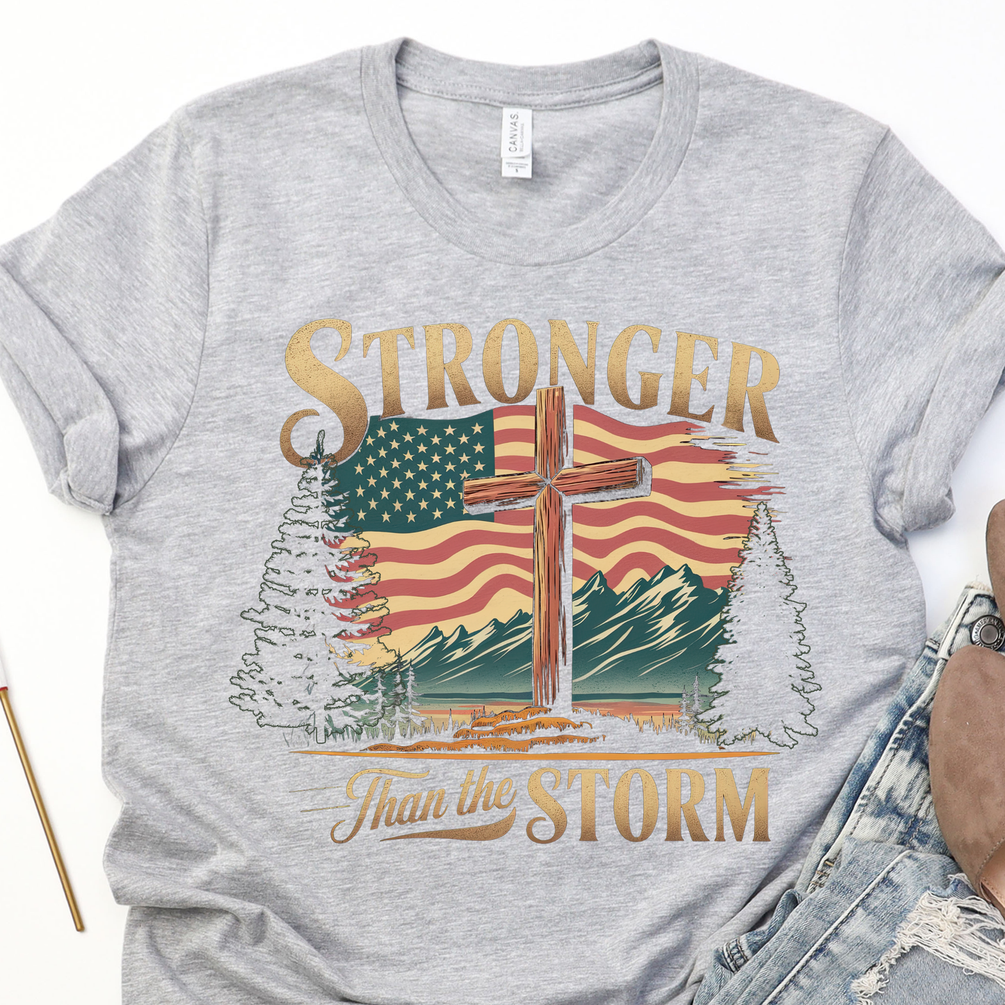 Stronger Than the Storm Graphic Tee