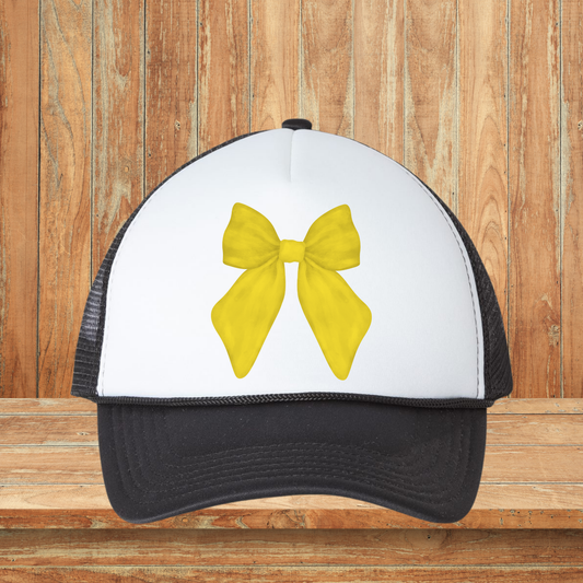 Yellow Bow Hat