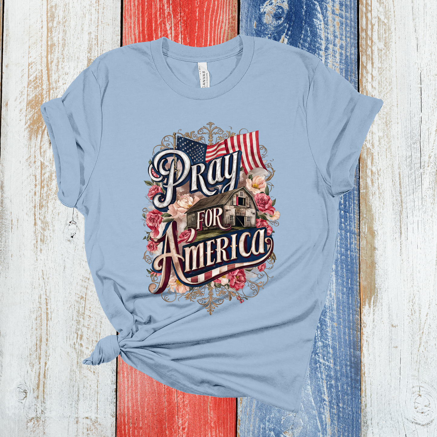 Pray for America Graphic Tee