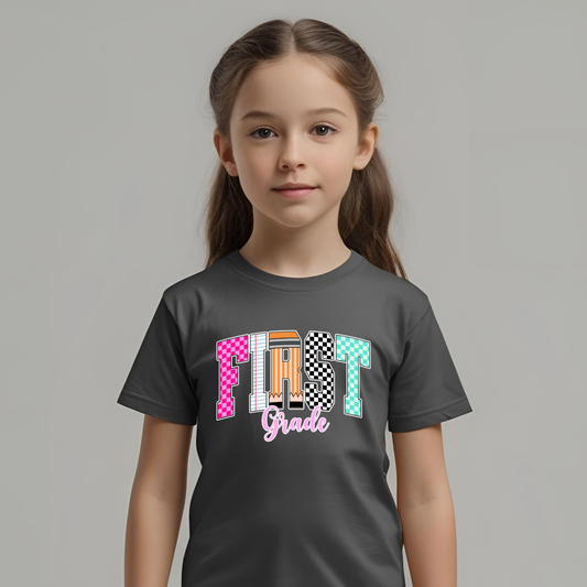 Back to School First Grade Youth Graphic Tee