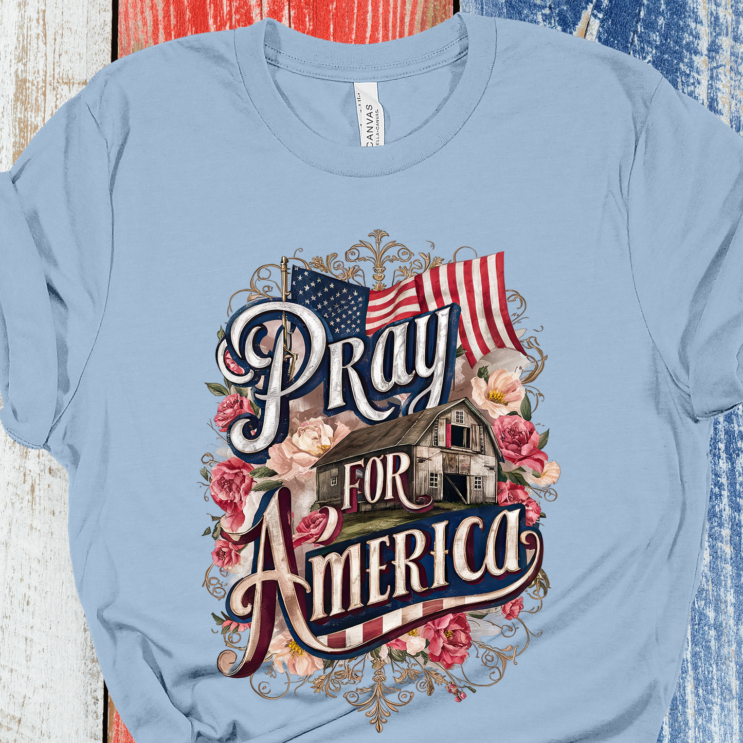 Pray for America Graphic Tee