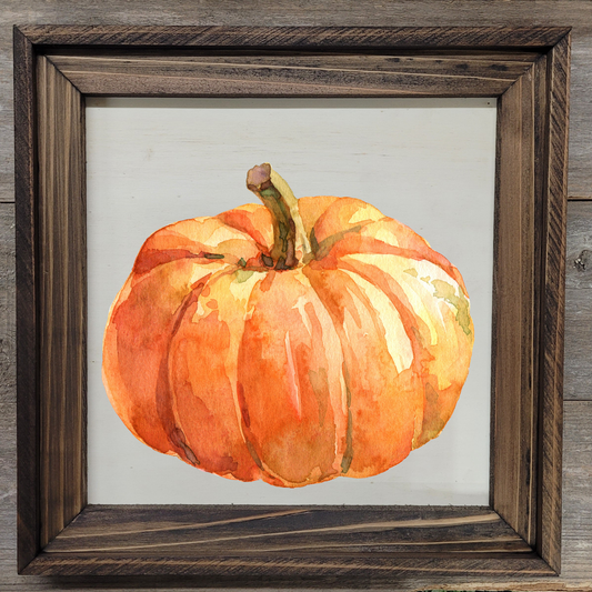 Fall Pumpkin 13 - 12x12 Wood Print