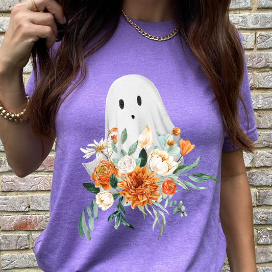 Floral Ghost Graphic Tee