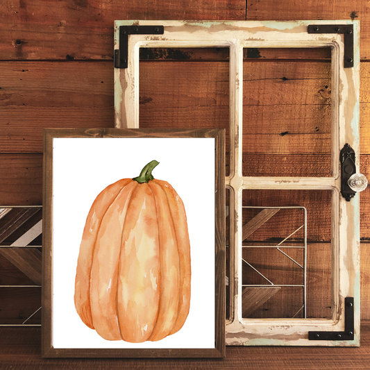 Fall Pumpkin 15 - 12x12 Wood Print
