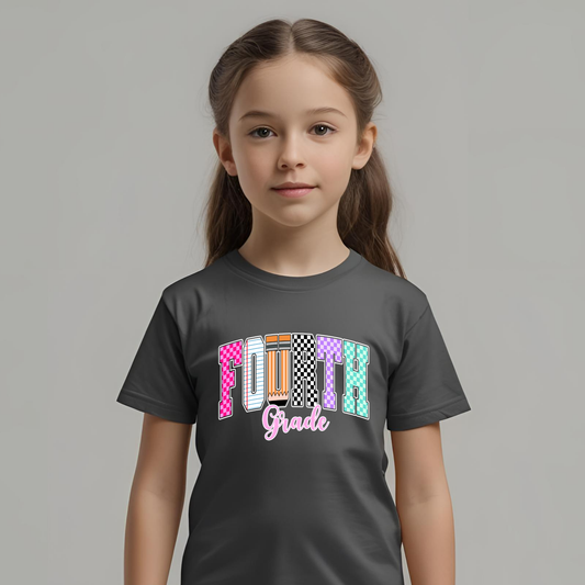 Back to School Fourth Grade Youth Graphic Tee