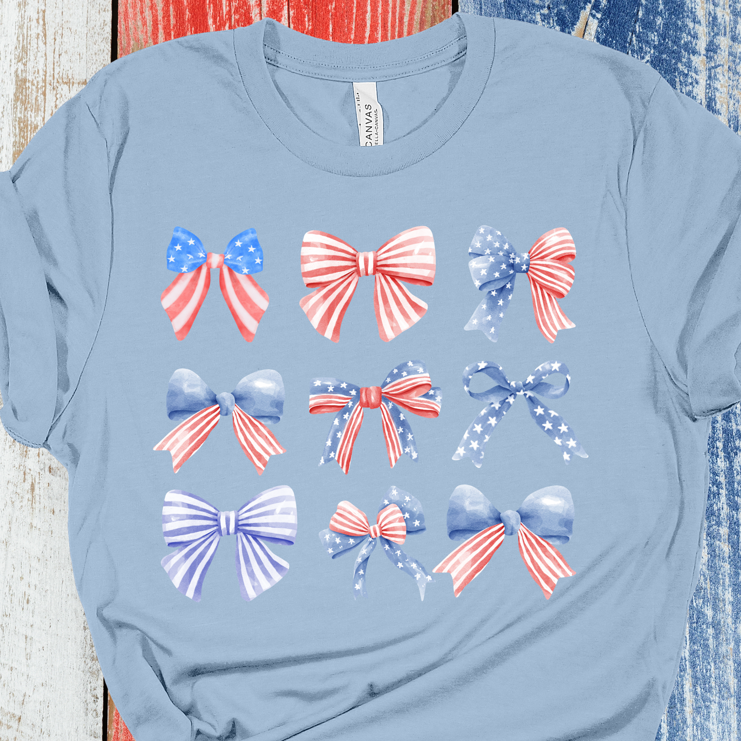 Patriotic Bows Graphic Tee