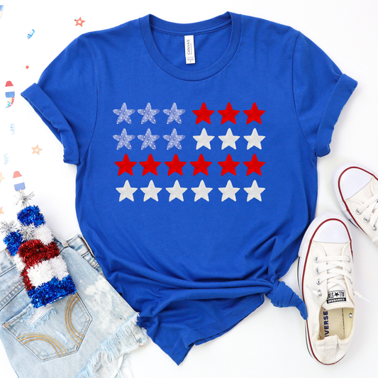 American Flag Graphic Tee