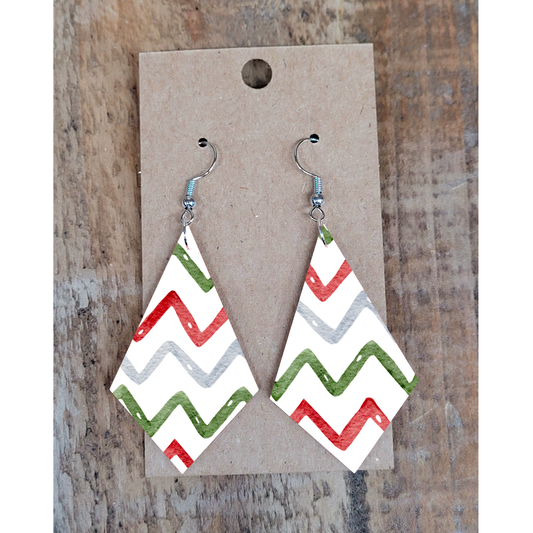 Wrapping Paper Earrings