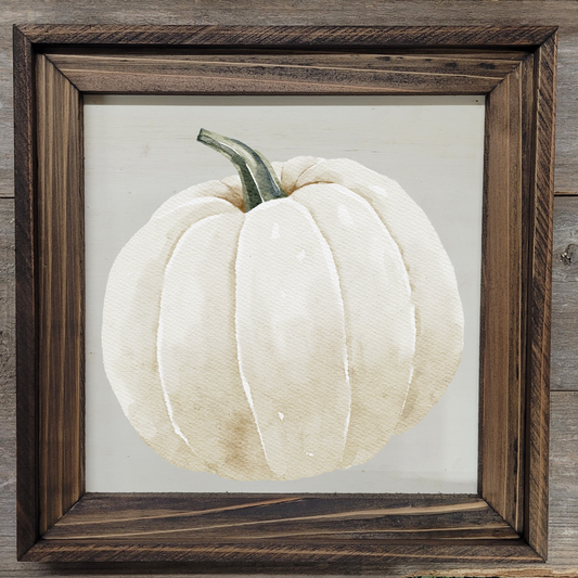 Fall Pumpkin 5 - 12x12 Wood Print