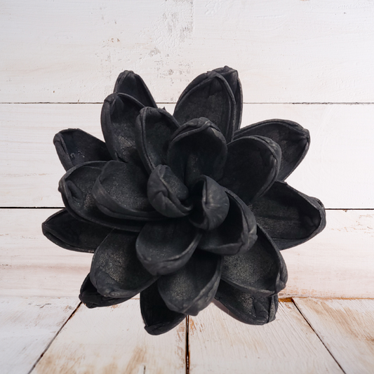 Deep Black Wood Flower Dye