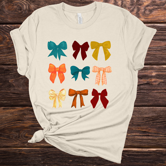 Fall Bows Graphic Tee