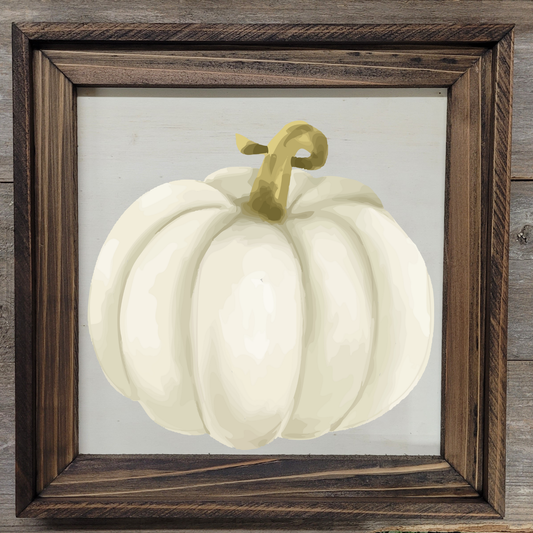 Fall Pumpkin 4 - 12x12 Wood Print