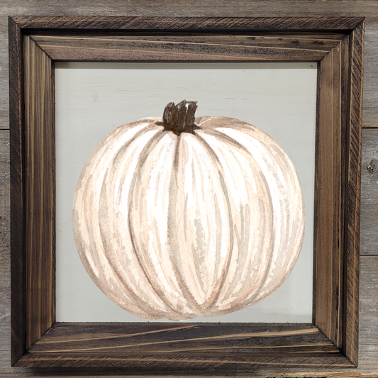 Fall Pumpkin 2 - 12x12 Wood Print