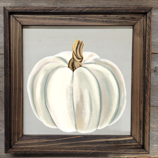 Fall Pumpkin 1 - 12x12 Wood Print