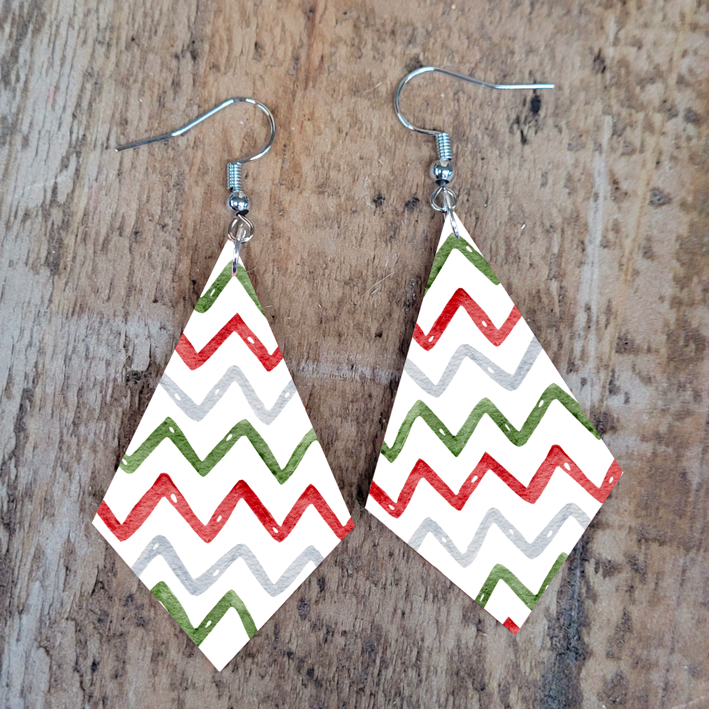 Wrapping Paper Earrings