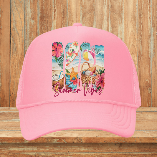 Pink Summer Vibes Hat