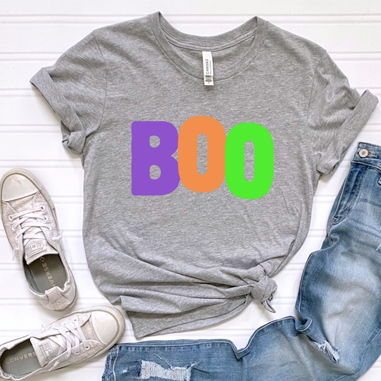 Boo Halloween Graphic Tee