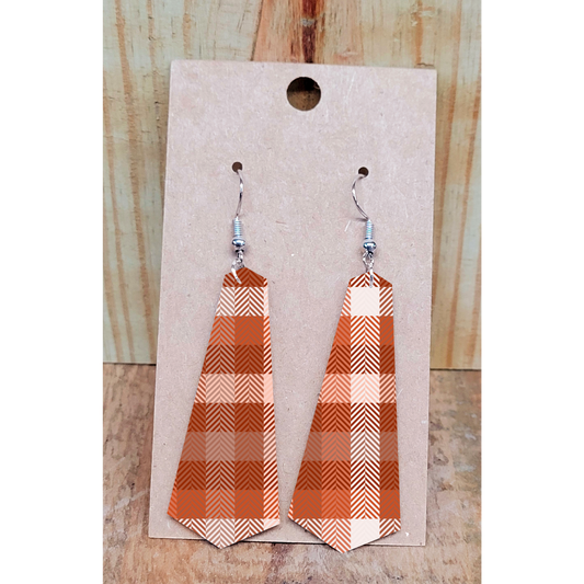 Fall Plaid Earrings