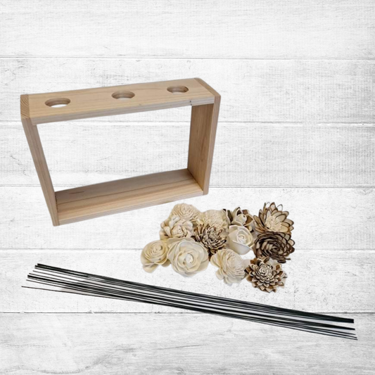 Farmhouse Bouquet Holder Craft Kit