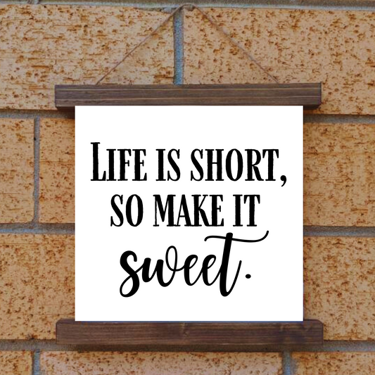Make It Sweet Hanging Canvas
