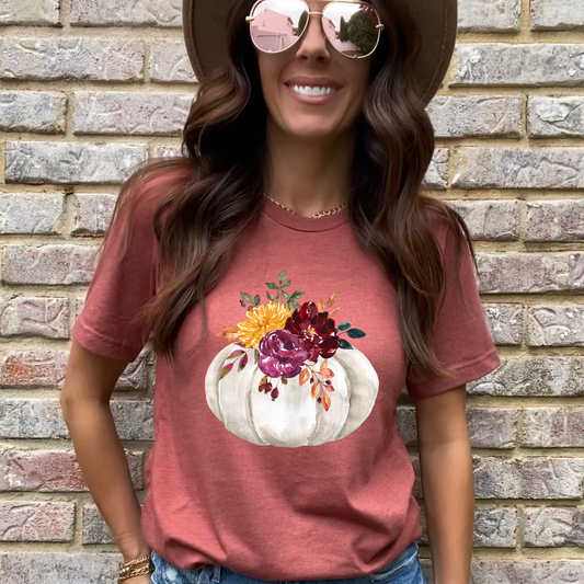 White Pumpkin Graphic Tee