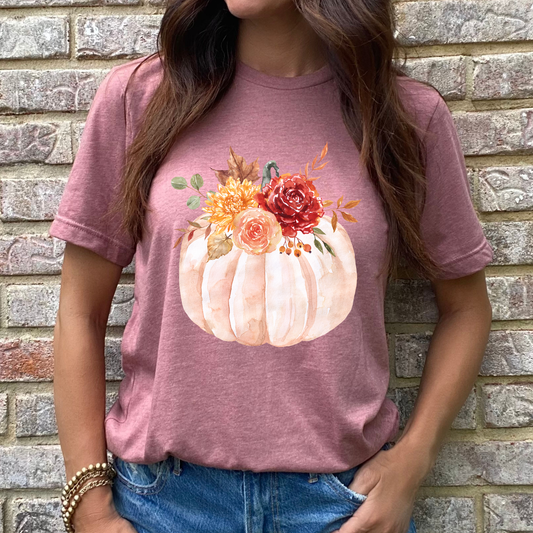 Pretty in Pink Pumpkin Graphic Tee