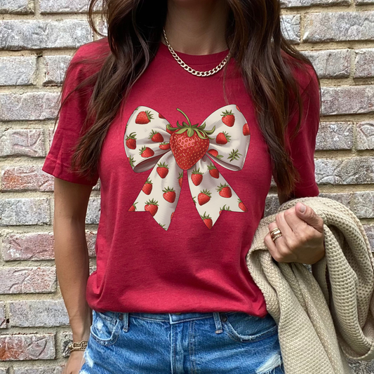 Strawberry Girlie Graphic Tee