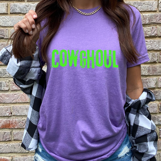 Cowghoul Green Graphic Tee