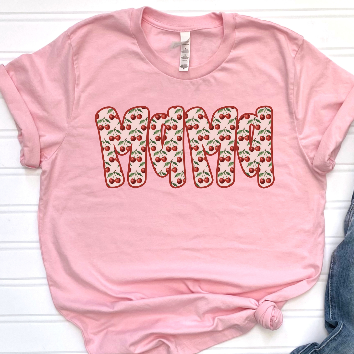 Mama- Cherries Graphic Tee