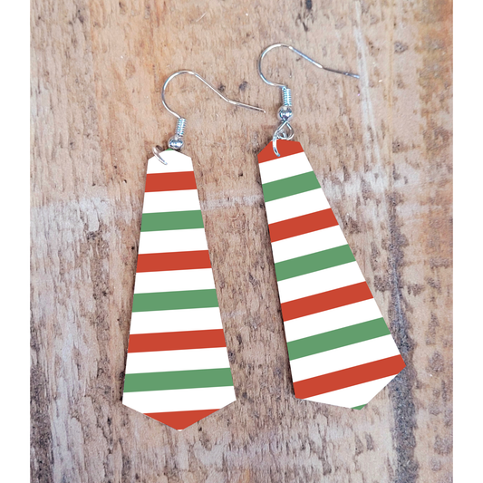 Christmas Stripes Earrings