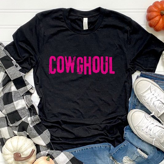 Cowghoul Pink Graphic Tee