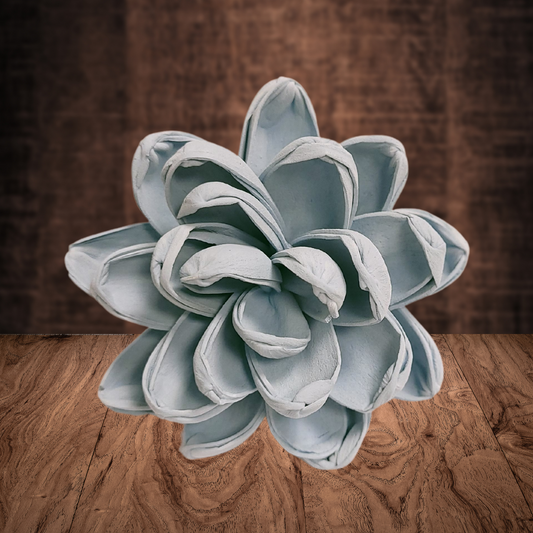 Icy Blue Wood Flower Dye