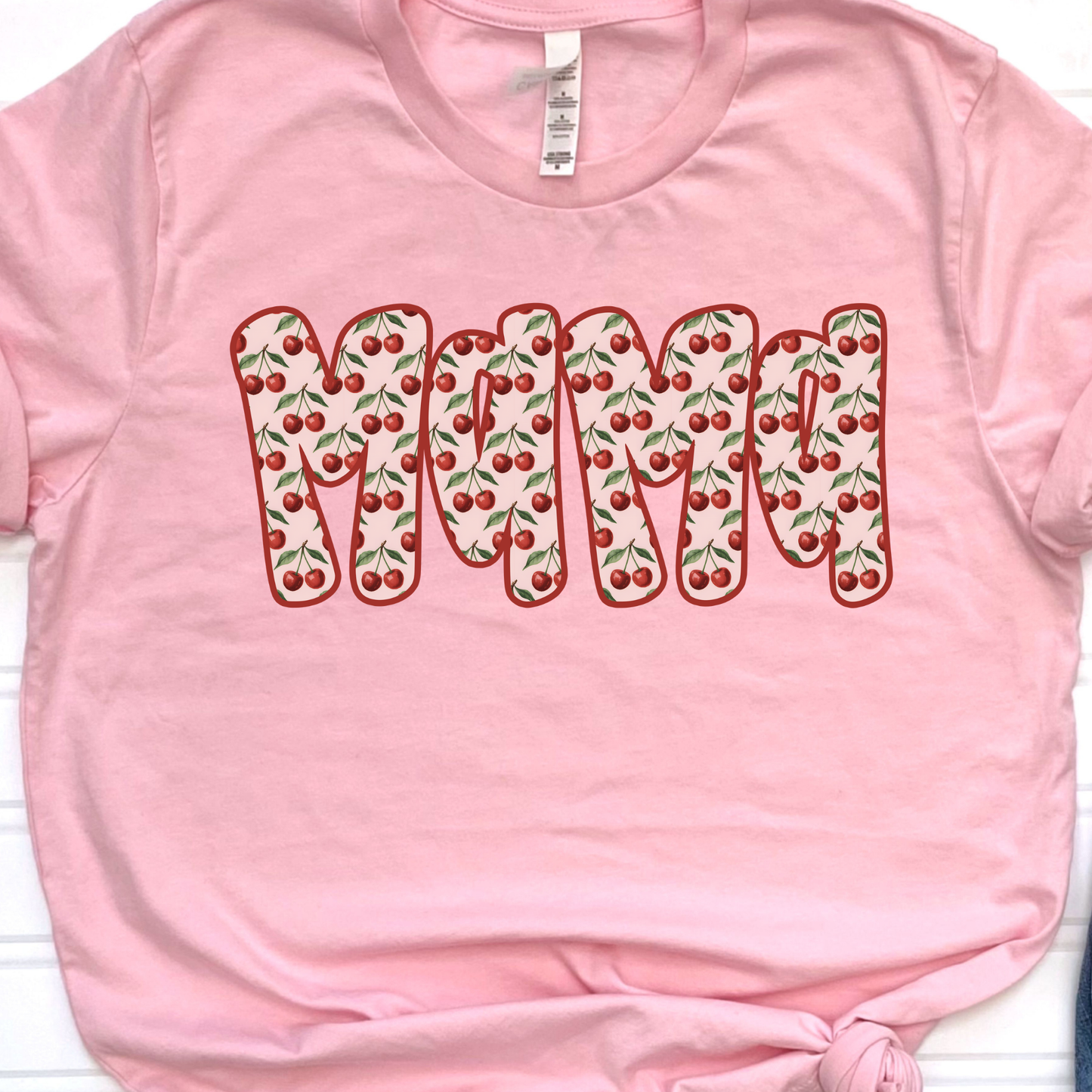 Mama- Cherries Graphic Tee