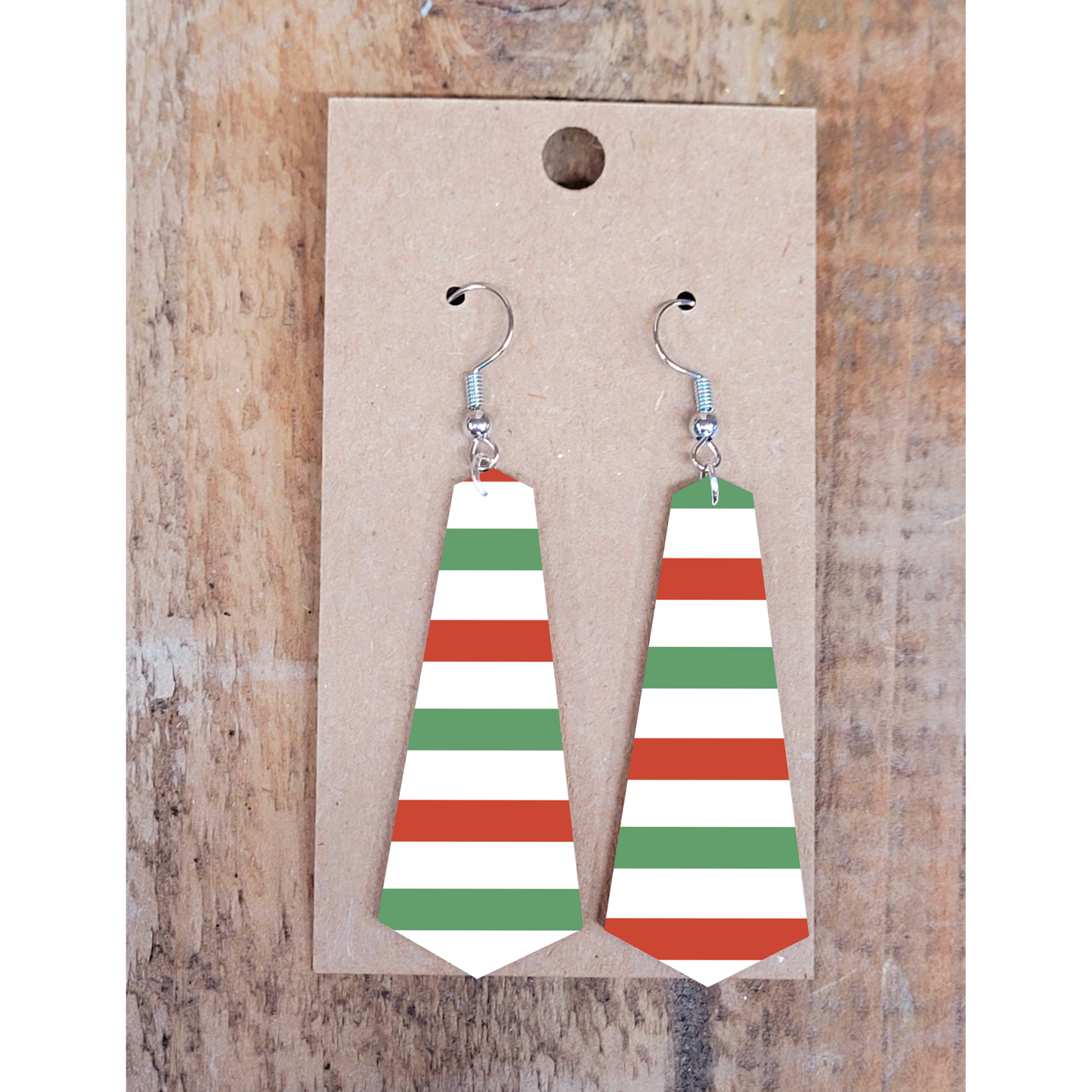 Christmas Stripes Earrings