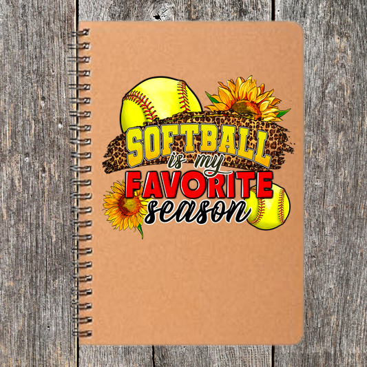 Softball is My Favorite Season Journal