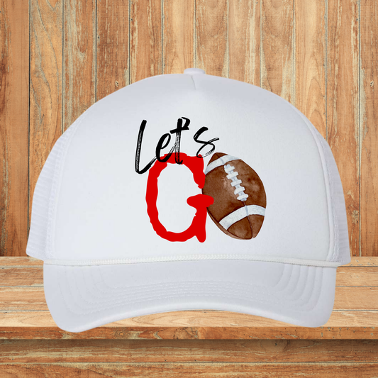 Let’s Go Football Red Hat