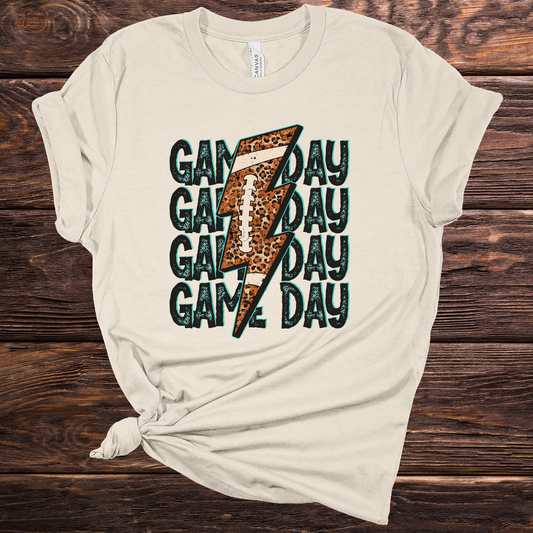 Game Day Lightning Bolt Graphic Tee