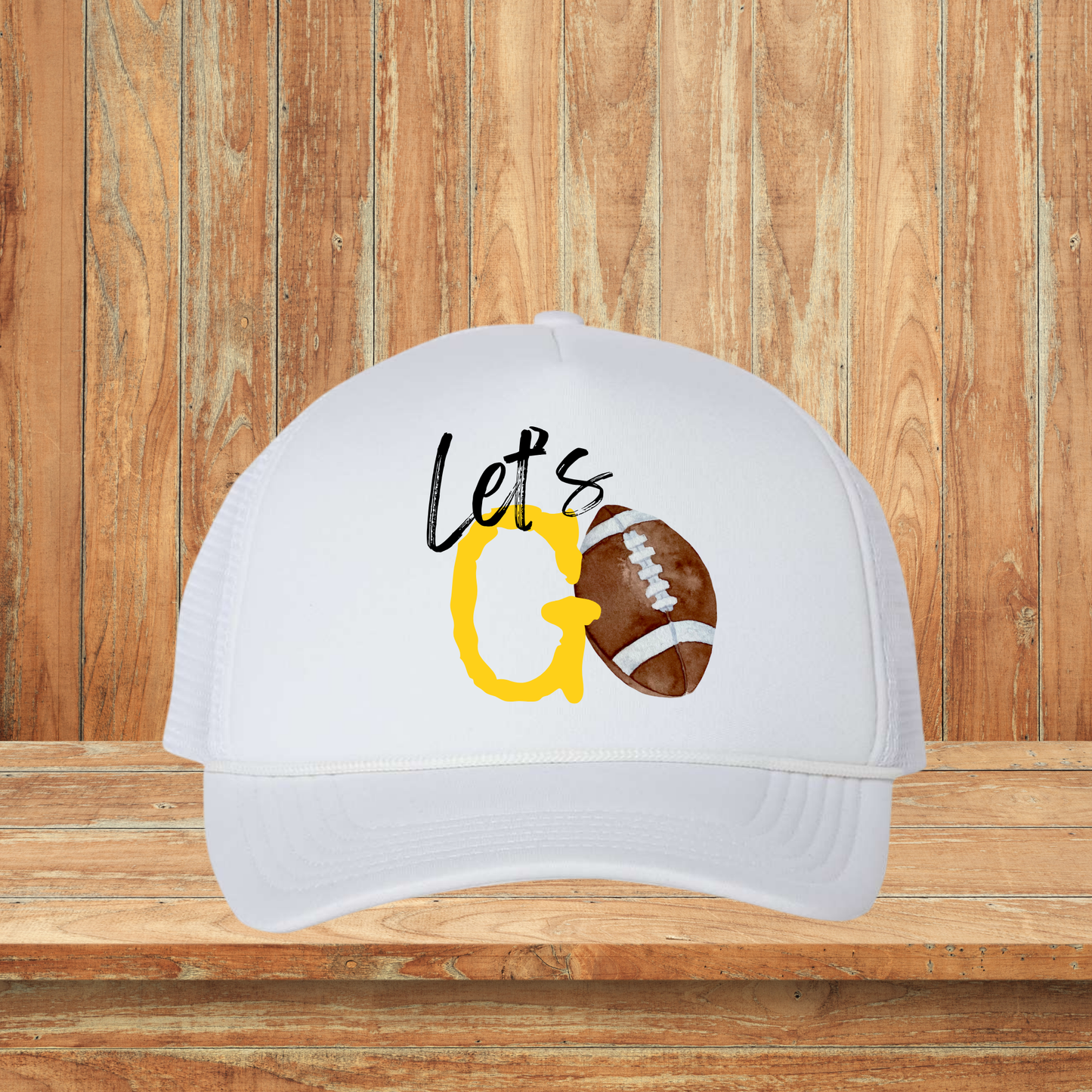 Let’s Go Football Yellow Hat