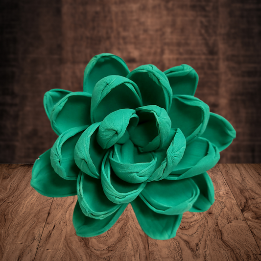 Bright Teal Wood Flower Dye