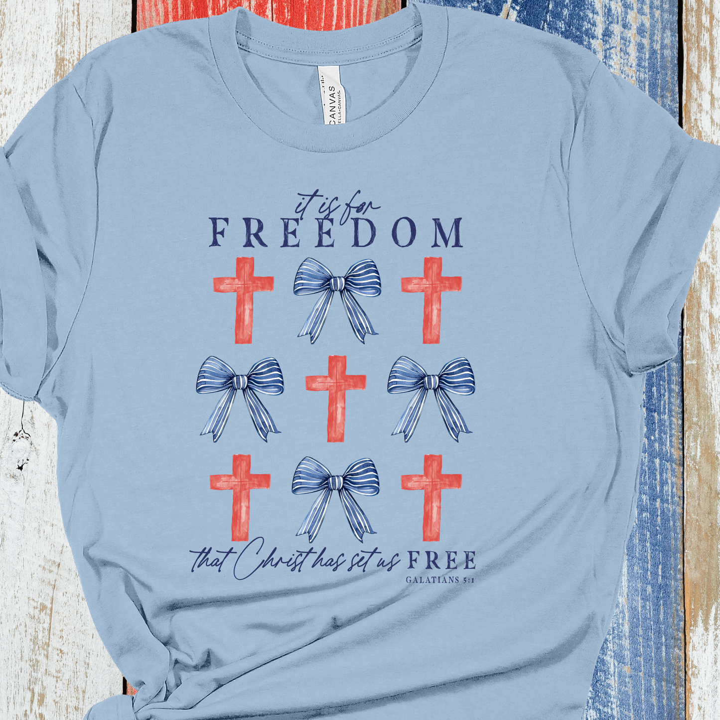 Christ Has Set us Free Graphic Tee