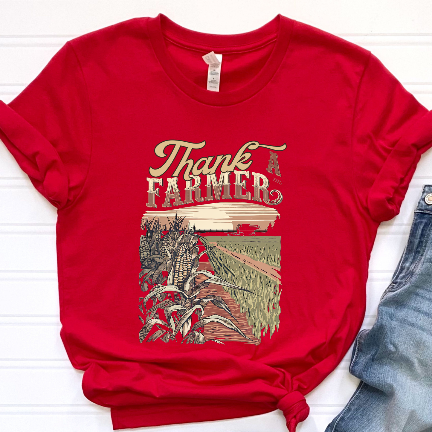 Thank A Farmer Graphic Tee