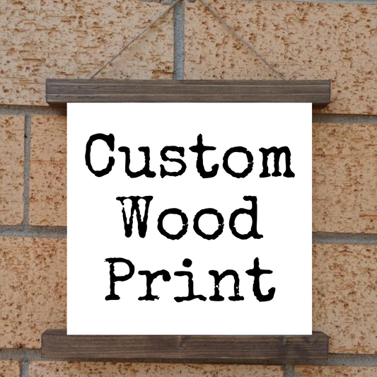 Custom Hanging Canvas