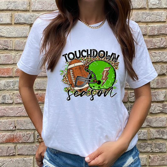 Touchdown Season Green Graphic Tee
