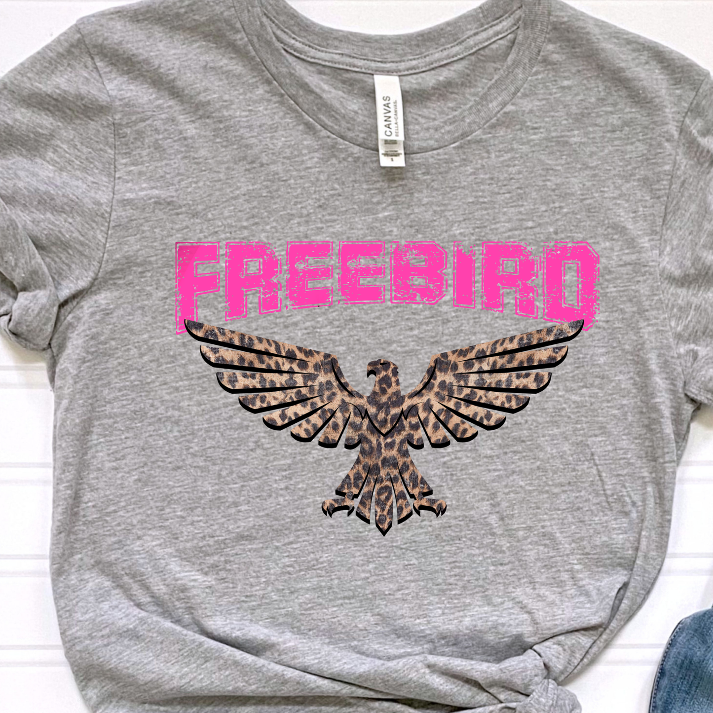 Pink Freebird Graphic Tee