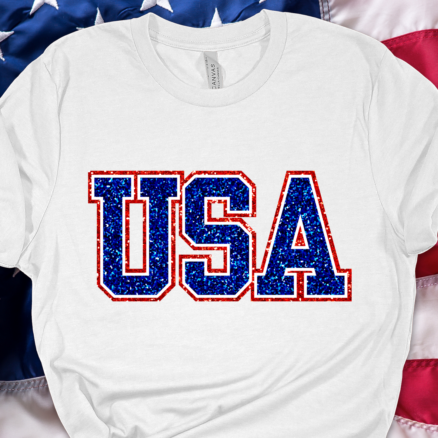 Sparkling USA Graphic Tee