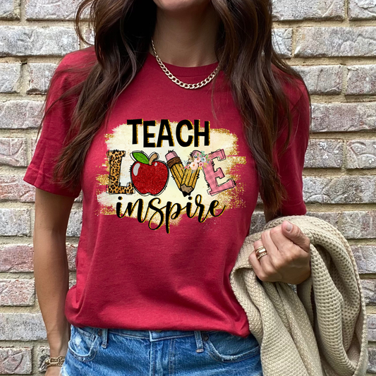 Teach Love Inspire Graphic Tee