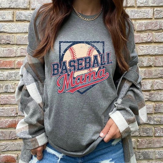 Baseball Mama Graphic Tee