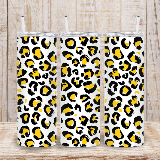 Yellow Leopard Tumbler