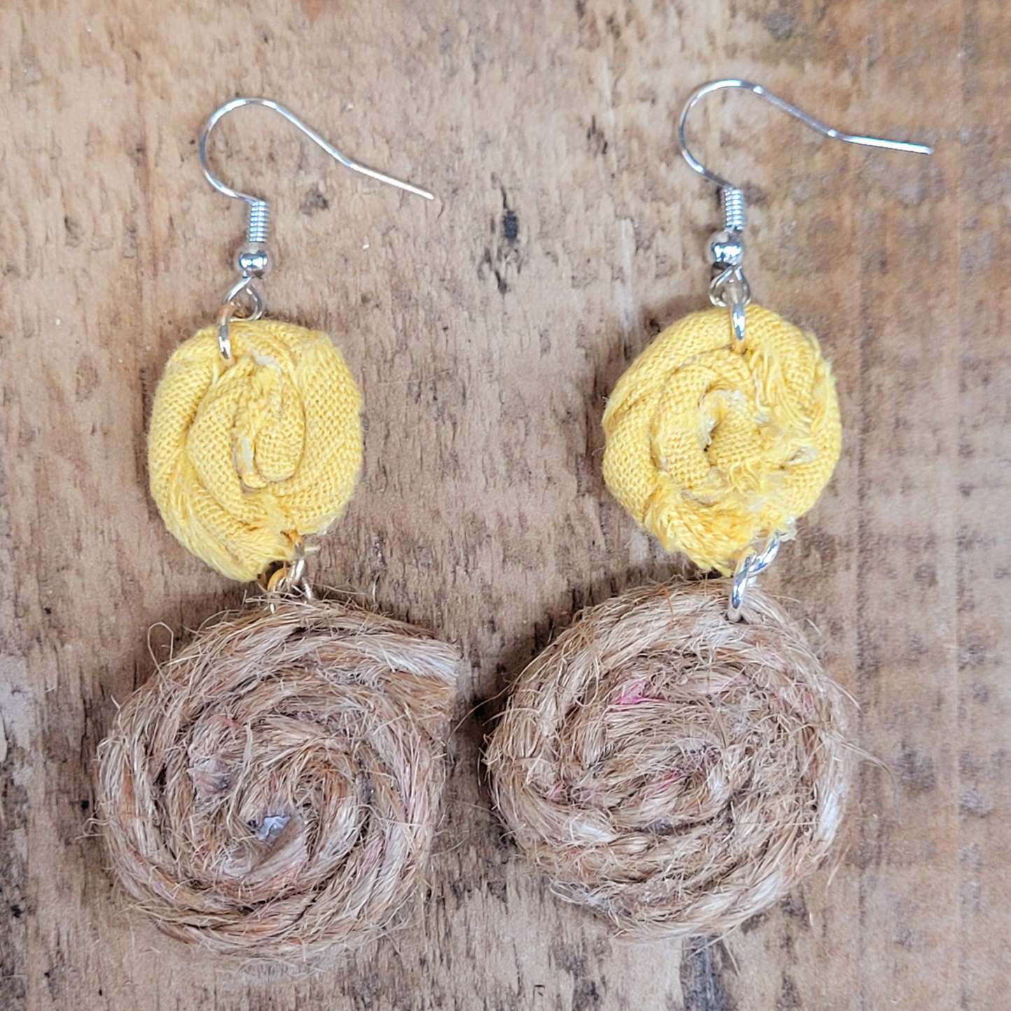 Rustic Sun Earrings