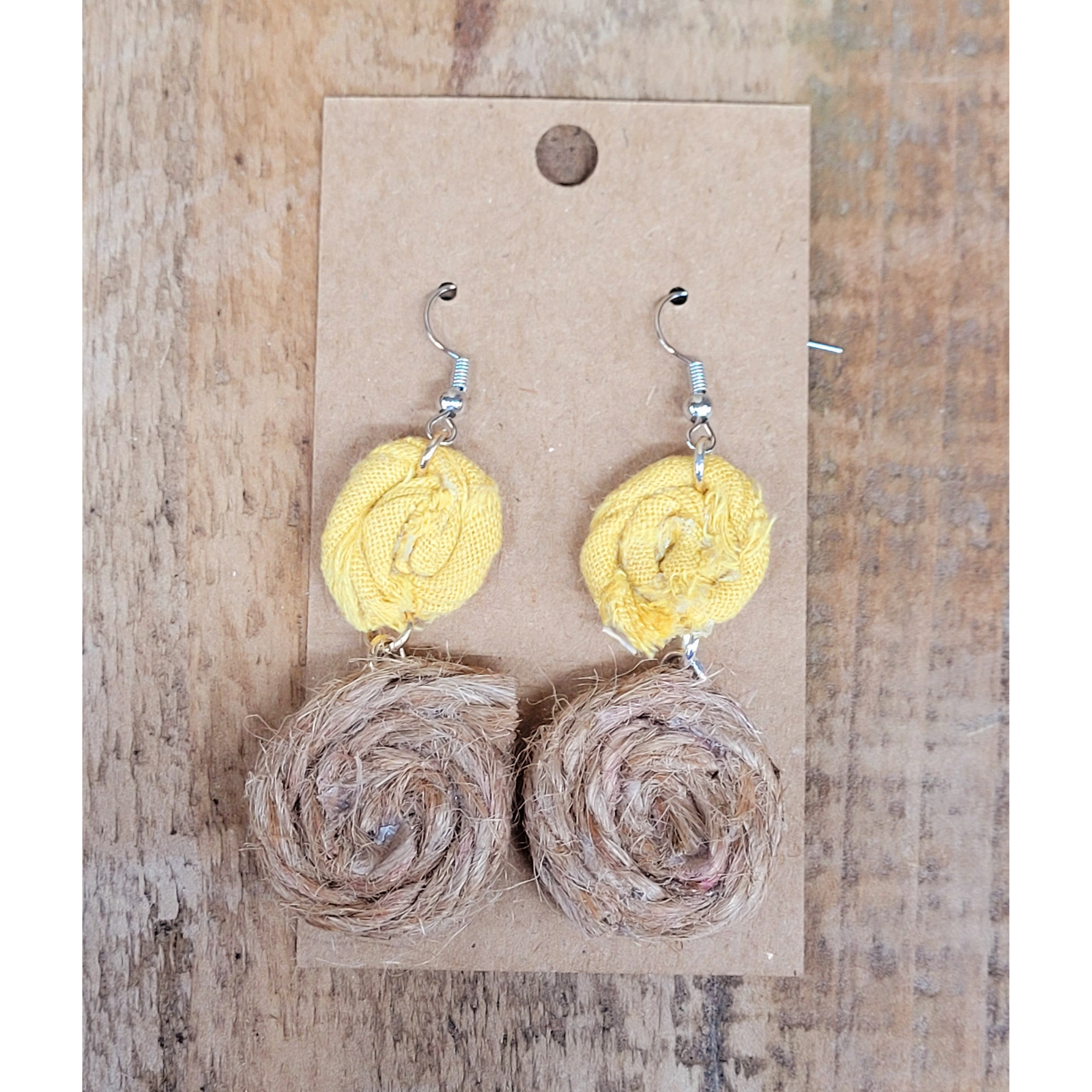 Rustic Sun Earrings